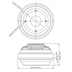 2 x DS18 PRO 2″ 2000 W 8-ohm Bolt On Compression Driver with 3″ Titanium VC