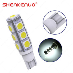 10x T10 13SMD LED White Interior, Instrument, License Light W5W 194 168 2825 158