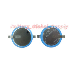 ML2430 FDK 3V 180mAh Button Battery Plug with Soldering Lugs Fast Shipping 1 PCS