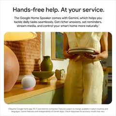 Google Home Speaker Smart Speaker Gemini Voice Assistant (Hazel)