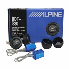 A-lpine DDT-S30 360W 2.5CM 1″ Soft Dome Balanced Car Audio Speakers Tweeters NEW