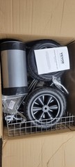 Vevor 250ft 5/8″ Hose Reel Cart; Storage Basket; 4-Wheel Mobile Steel Frame