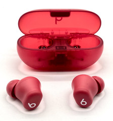 Beats by Dr. Dre Beats Solo Buds Bluetooth In-Ear Earbuds Transparent Red