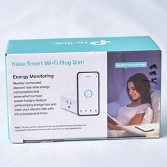 TP-Link Kasa Smart Wi‑Fi Plug Slim w/ Energy Monitoring, Matter, 4-Pack