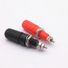 5/10 Pairs Binding Post M6 M8 Thread Amplifier Connector Banana Plug Socket US