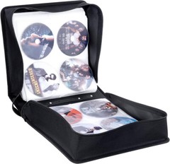 520 Pcs Disc CD Storage Case DVD Organizer Holder Bag Wallet Album Media Video