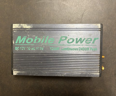 Mobile Power 1200W/2400W 12V to 115V Car Power Inverter Fan On/Off Switch