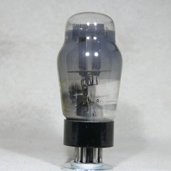 Mullard ECC32 Bottom D-Getter Smoke Glass Black Base Made in England