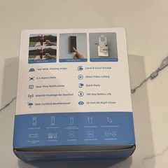 AOSU Video Doorbell Pro V8P1AX11 + WiFi Homebase Black/Space Gray Open Box