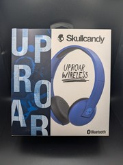 Skullcandy Uproar Wireless Headphones Blue Bluetooth New Sealed Box Free Ship!