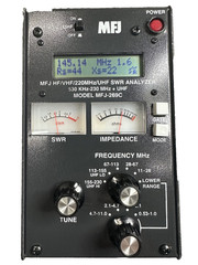 MFJ-269C Antenna Analyzer HF/VHF/UHF w/Soft-Side Case, AC Power Cord, and Manual