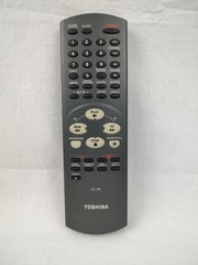 Toshiba VC-L2B VCR Remote Control Gray Original OEM Replacement Toshiba Unit