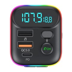 Bluetooth Car Adapter FM Transmitter Handsfree USB AUX Radio MP3 Music Player