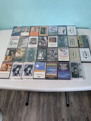 Cassette Tapes Various Artists And 1 Sealed Blank Tape Bulk Lot Of 29