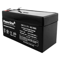 PowerStar 12V 1.3AH SLA AGM Battery replaces Interstate SLA1005