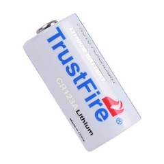 TrustFire CR123A 123A Lithium Battery CR17345 1400mAh 3.0V Camera Batteries Cell