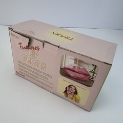 Lip Phone Bluetooth Receiver, Pink Wireless Retro Handset Open Box