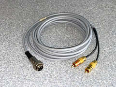 Chord Chrysalis 4 pin DIN/RCA 3.8 meter interconnect for Naim – LONG 100 OHMS