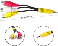 AV Adapter, Video AV Component Adapter Cable Replacement for TCL TV, 3 RCA to…