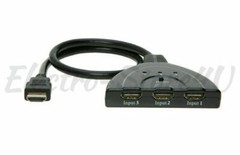 HDMI Switch 3×1 HDTV 1080p Splitter Cable Adapter Converter Hub Box 3 In 1 Out