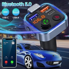 Bluetooth Car FM Transmitter MP3 Player Hands free Radio Adapter Kit USB Charger