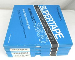 Realistic Super Tape 3600 Reel and Box 1/4 x 7in, Set of 4 – NOS, Free Shipping