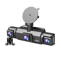 360° 4 Channel 1080P HD Car Dash Cam Front and Rear Inside Left Right + Camera