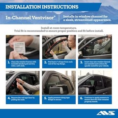 [AVS] in-Channel Rain Guards for 2019-2026 Chevrolet/GMC In-Channel – Smoke