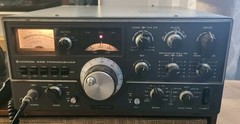Kenwood TS-520SE HF SSB Transceiver Ham Radio Base + Kenwood MC-50 MIC Tested ✔️