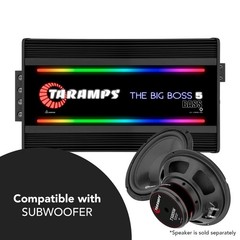 [US SELLER] Taramps THE BIG BOSS 5 BASS 1 Channel 5000 Watts 0.5 ~ 2 Ohms BLACK