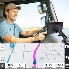 Aluminum GPS Mount with 22mm Ball Connector, Compatible with Garmin