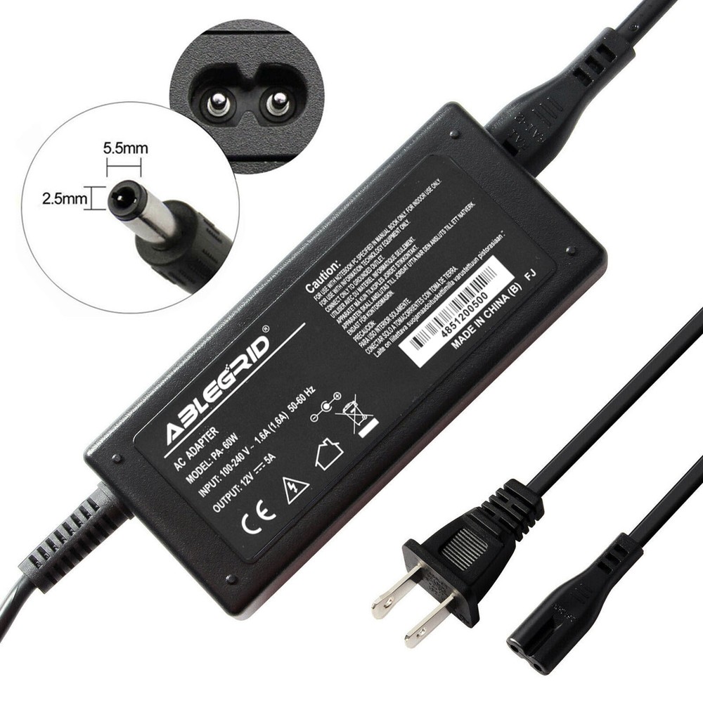 12V AC Adapter Charger for Sceptre Monitor C305W-2560UN C305W-2560UN1 C325B