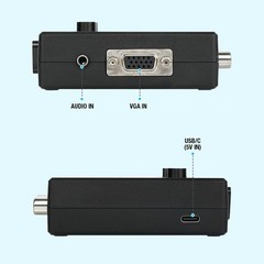 RGBS VGA to YPBPR Converter SCART to YPBPR For 480i 480p 576i 576p 720p 1080i