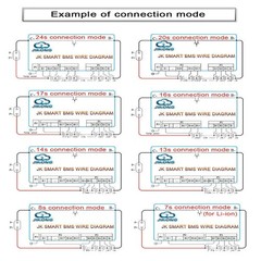 JK Smart BMS 4S-8S 200A Active Balance 2A BMS LiFePo4 Li-ion BMS BT/RS485 lot US