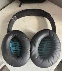 Bose SoundLink Around-Ear Wireless Headphones II Black Blue Bluetooth w/ Case