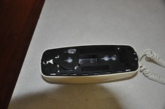 AT&T 210 Basic Trimline Corded Phone, No AC Power Required, Wall-Mountable