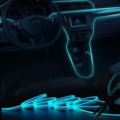 5m Car Ambient Light USB 5V LED Strip Sound Active Multicolor for Home Car