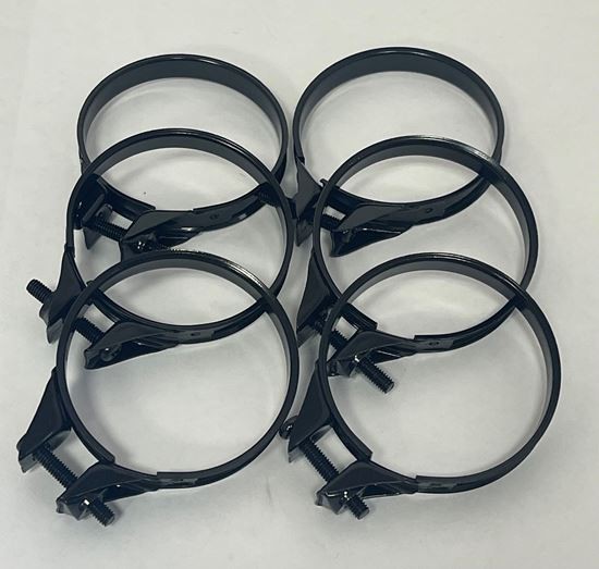 Helix Racing 1101058 OEM Style Hose Clamp Black 55-58mm – 6 Pack