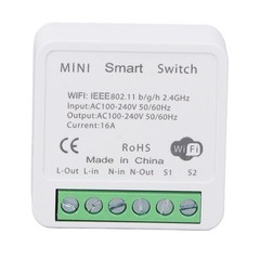 Mini Intelligent WiFi Breaker For Household Use White Premium