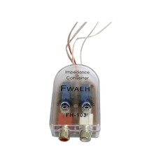 2/4Pcs Hi-Low Impedance Converter 2-Channel RCA Line Out Level Car Speaker Radio