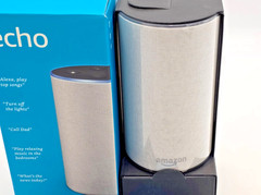 Amazon Echo 2nd Generation Smart Assistant Speaker Heather Grey New Open Box