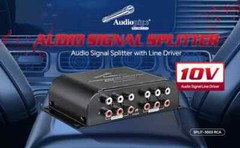 3 Way Cross Over Line Driver Split-3003 Audiopipe Audio Signal Splitter