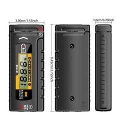 Home Use Battery Tester Household Checker for AAA AA C D 6F22 1.5V 9V Batteries