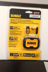 DEWALT DXMA1902092 Pro-X1 Jobsite Bluetooth Earbuds – Black/Yellow NEW SEALED