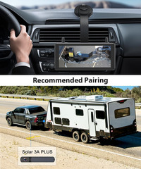 AUTO-VOX X8 Bracket Bendable Suction Cup Mount for Backup Camera, 360° Flexible