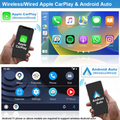 Apple CarPlay For Toyota Corolla 2009-2013 Android 15 GPS Car Stereo Navi Radio