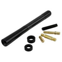 Universal Car Auto FM AM Radio Antenna Aerial Aluminum Alloy Carbon Fiber 4.7″