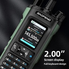 BAOFENG UV32 Amateur Walkie Talkie USB Type C Aviation Radio GPS Bluetooth APP