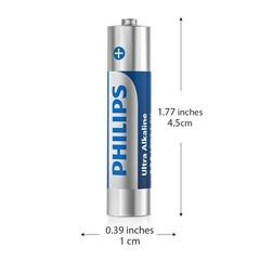 Lot Original Philips AAA Battery Ultra Alkaline AAA Batteries 1.5V Long lasting
