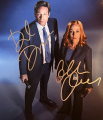 XFILES Cast Signed Mulder Scully Original 8×10 Authentic Autographs wCO G2U